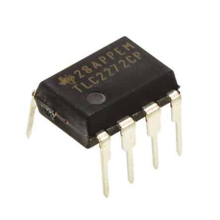 AEC-Q100 Texas Instruments Operační zesilovač TLC2272CP 2.2 MHz 8V, PDIP, počet kolíků: 8 kolíkový