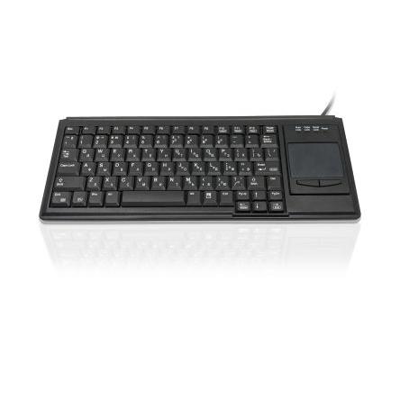 Klávesnice, model: KYB500-K82B-15CY, Kabelový, Černá, USB Touchpad QWERTY (azbuka) x 139 mm x 370mm Ceratech