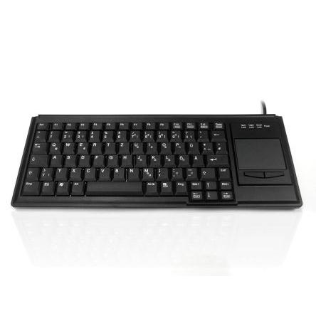 Klávesnice, model: KYB500-K82B-15GR, Kabelový, Černá, USB Touchpad QWERTZ (němčina) x 139 mm x 370mm Ceratech
