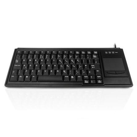 Klávesnice, model: KYB500-K82B-15KV, Kabelový, Černá, USB Touchpad QWERTY (Velká Británie) x 20 mm x 139mm Ceratech