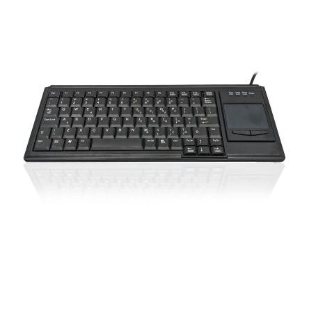 Klávesnice, model: KYB500-K82B-15US, Kabelový, Černá, USB Touchpad QWERTY (USA) x 139 mm x 370mm Ceratech