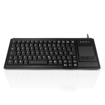 Klávesnice, model: KYB500-K82B-GR, Kabelový, Černá, USB Touchpad QWERTZ (němčina) x 20 mm x 139mm Ceratech