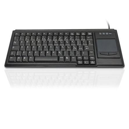 Klávesnice, model: KYB500-K82B-IT, Kabelový, Černá, USB Touchpad QWERTY (Itálie) x 20 mm x 139mm Ceratech