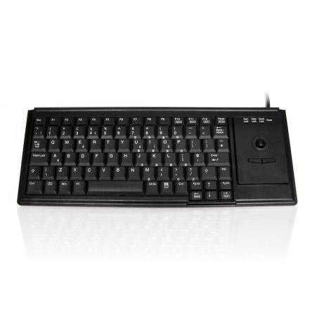 Klávesnice, model: KYB500-K82D, Kabelový, Černá, USB Ovladač Trackball QWERTY (Velká Británie) x 139 mm x 370mm Ceratech