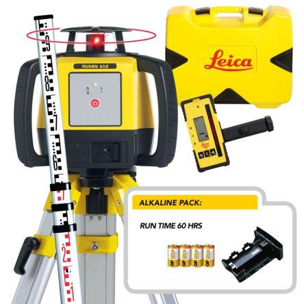 Rotační laser 600, číslo modelu: Rugby 610 Třída 2 Leica, délka: 635 nm