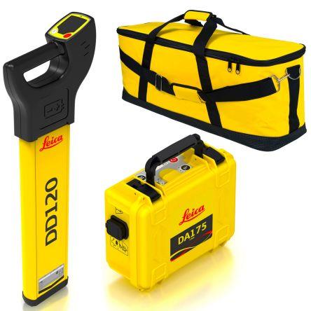 Leica Sada pro detekci kabelů DD120 / DA175 KIT, režim měření: 33KHz, Výkon, Režim rádia 3m Baterie