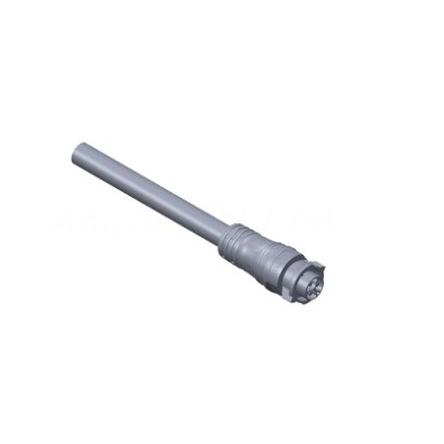 Koaxiální kabel, řada: X-LOK, Černá Vnitřní Polyvinylchlorid, A: BNC, Rovný Vnitřní, B: Bez koncovky 1 m Amphenol