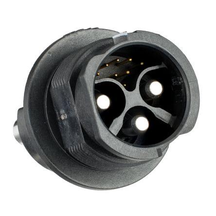 Kulatý konektor, počet kontaktů: 11, Dvojčinný Amphenol Industrial, pohlaví kontaktu: Vnější Zástrčka, řada: X-LOK,