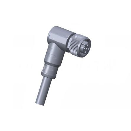 Kabel pro snímače a ovladače, A: Vnitřní, A: Pravoúhlý 2, B: Bez koncovky, 250V, IP68, řada: M Amphenol Industrial 5 m