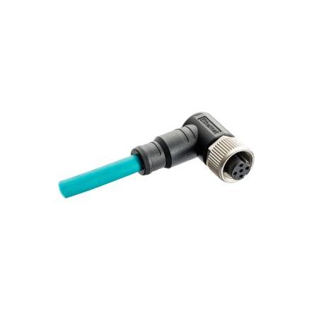 Kabel pro snímače a ovladače, A: Vnitřní, A: Pravoúhlý 4, B: Bez koncovky, 250V, IP68, řada: M Amphenol Industrial 5 m