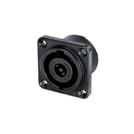 Neutrik Průmyslový napájecí konektor, řada: NLT8MX, IP50, Jazýček, formát pólů: 2P+PE, orientace těla: Rovný barva