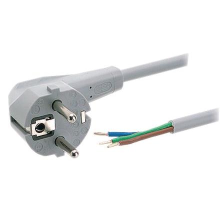 Feller Napájecí kabel 3žilový 2.5 m Polyvinylchlorid plášť, Šedá, 250V 70 °C