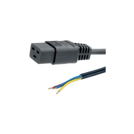 Feller Napájecí kabel 3žilový 2.5 m Polyvinylchlorid plášť, Černá, vnější průměr: 8.2 mm OD, 250V 70 °C