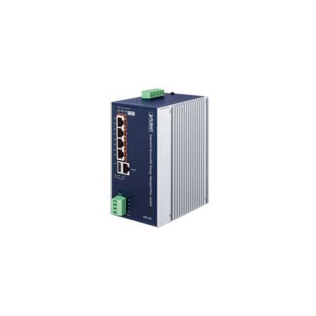Průmyslový ethernetový přepínač, model: BSP-360 5portový 1Gbps Planet Řízený Napájení přes síť Ethernet