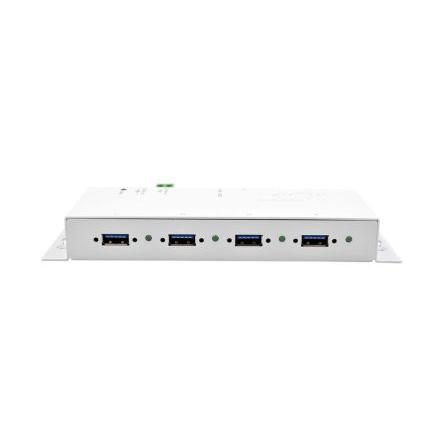 Rozbočovač USB EX-1183HMVS-2W, standard: USB 3.2 USB, počet portů USB: 4 AC adaptér 24 mm Exsys 178 mm 70mm