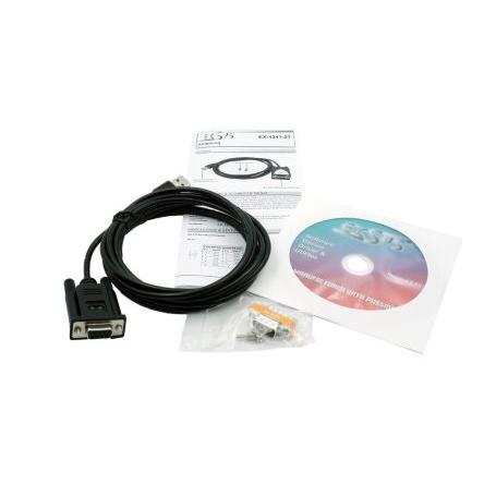 Exsys Kabel, A: Vnější délka 2.5 m, A: D-Sub 9pin, USB typu A, B: Vnější, B: D-SUB 9kolíkový