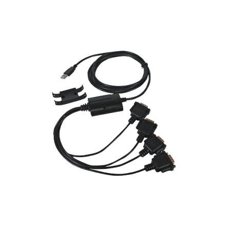 Sériový redukční kabel USB Exsys USB typu A Vnější DB9 samec Vnější