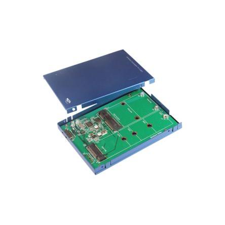 Exsys Pouzdro pro pevný disk 2.5 in M.2 SATA USB 3.1