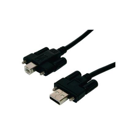 Exsys Kabel USB Vnější, A: USB typu A, 5 m Vnější, Černá, B: USB B