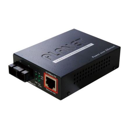 Planet Ethernetový převodník médií, Vícerežimové, Poloviční duplex, Plný duplex, SC, 100Mbps, přenosová vzdálenost: 2