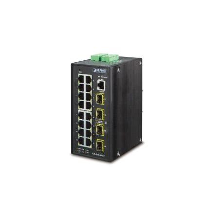 Řízený přepínač, model: IGS-20040MT 20portový 1Gbps Planet Řízený přepínač
