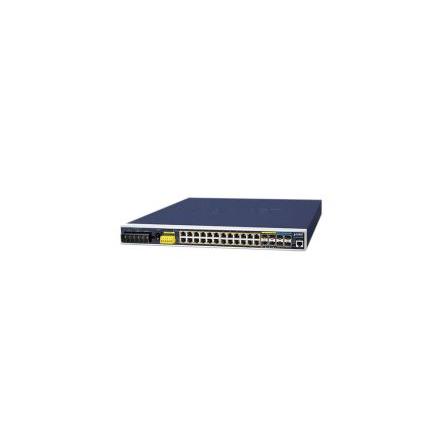 Průmyslový ethernetový přepínač, model: IGS-6325-24P4X 28portový 10Gbps Planet Řízený Napájení přes síť Ethernet