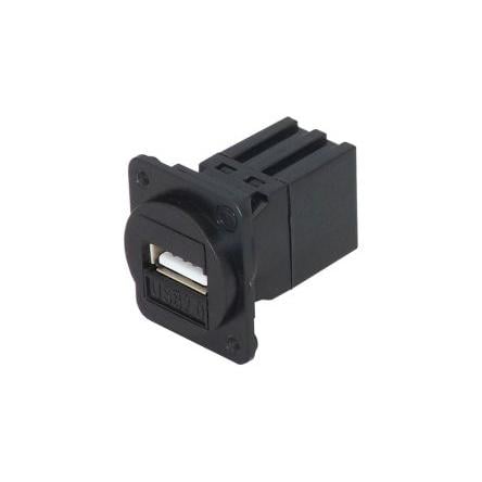 TUK Limited Spojka Vnitřní, orientace těla: Rovný USB typu A, Panel USB 2.0