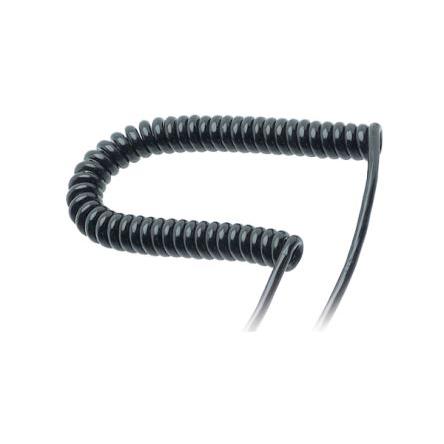 RS PRO Elektrický kabel, řada: TB28 FLEX 3žilový 400 mm Polyuretan plášť, Černá 70 °C