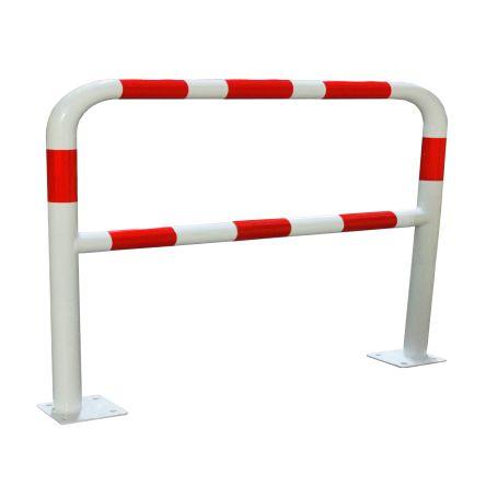 Bílá, Červená Ocel Ø 60 mm výška 1 m, šířka: 150mm RS PRO