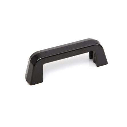 Madlo skříňky barva Černá, Termoplast, Lesklý, délka: 150 mm x 60 mm x 37mm RS PRO