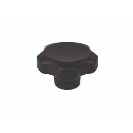 Upínací knoflík Termoplast barva Černá Mnohonásobné výstupky M10 RS PRO Vložka pro ženy