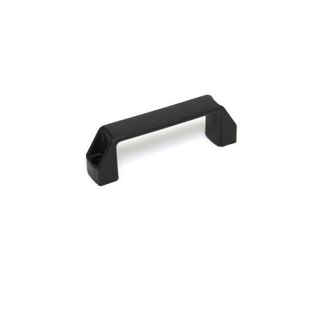 Madlo skříňky barva Černá, Nylon plněný sklem, Matný, délka: 134 mm x 41 mm x 26mm RS PRO