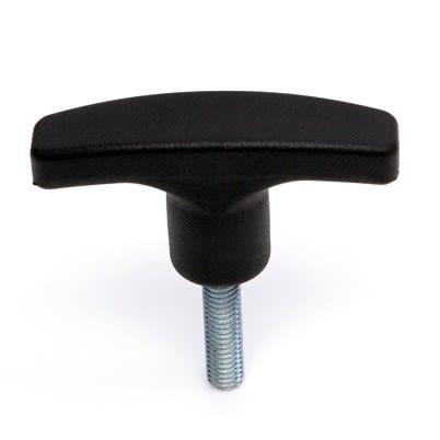 Madlo skříňky barva Černá, Termoplast, Matný, délka: 71 mm x 22 mm x 19mm RS PRO