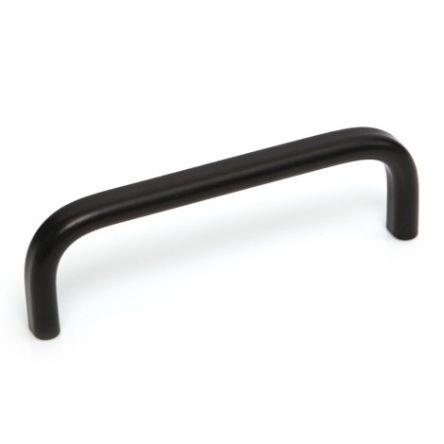 Madlo skříňky barva Černá, Hliník, Matný, délka: 55 mm x 40 mm x 12mm RS PRO