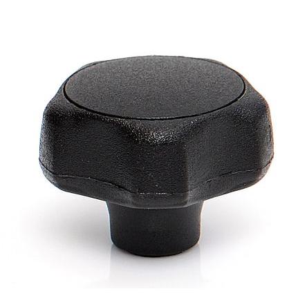 Upínací knoflík Termoplast barva Černá Mnohonásobné výstupky M8 RS PRO Se závitem
