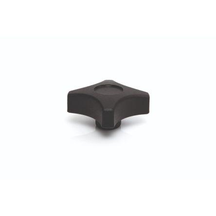 Upínací knoflík Termoplast barva Černá Hvězda M8 RS PRO Se závitem