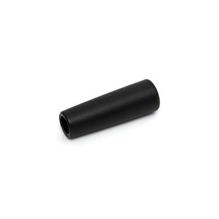 Madlo skříňky barva Černá, Termoplast, Matný, délka: 65 mm x 23 mm x 23mm RS PRO