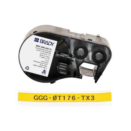 Brady Role do tiskáren štítků Žlutá, Černá Černá 11.15 mm BMP41, BMP51, BMP53, M410, M510, M511 2.13 m 1 V balení