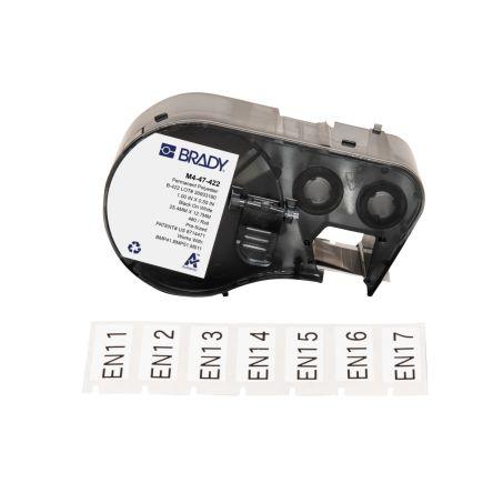 Označení barva tisku Černá Bílá, Černá pro různé modely tiskáren BMP41, BMP51, BMP53, M410, M510, M511 Brady 12.7 mm