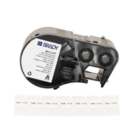 Označení barva tisku Černá Průhledné Vrstvené pro různé modely tiskáren BMP41, BMP51, BMP53, M410, M510, M511 Brady