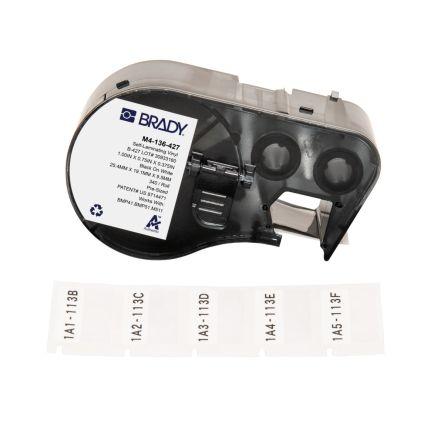 Označení barva tisku Černá Průhledné Vrstvené pro různé modely tiskáren BMP41, BMP51, BMP53, M410, M510, M511 Brady 25.4