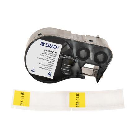 Označení barva tisku Černá Průhledné Vrstvené pro různé modely tiskáren BMP41, BMP51, BMP53, M410, M510, M511 Brady 63.5