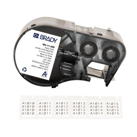 Označení barva tisku Černá Bílá, Černá pro různé modely tiskáren BMP41, BMP51, BMP53, M410, M510, M511 Brady 19.05 mm