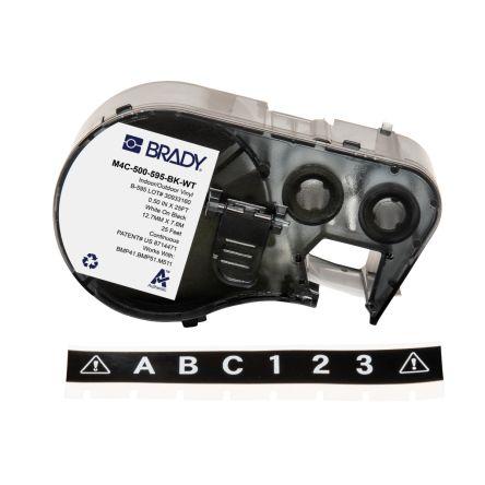 Označení barva tisku Bílá Černá, Bílá pro různé modely tiskáren BMP41, BMP51, BMP53, M410, M510, M511 Brady 7.62 m 12.7