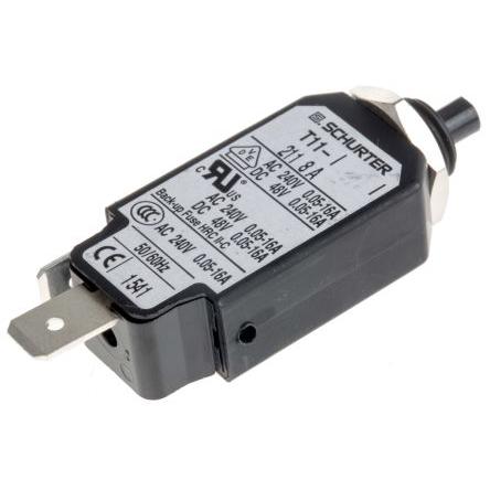Tepelná pojistka 8A 1pólový T11 Schurter T11 Panel
