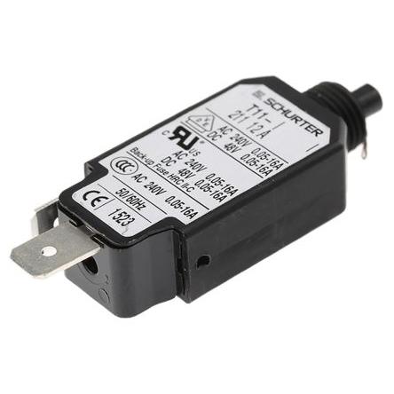 Tepelná pojistka 12A 1pólový T11 Schurter T11 Panel