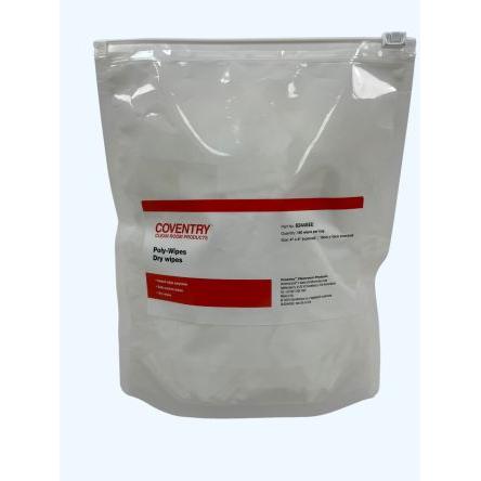 Utěrka, Poly-Wipes Jedno použití Sáček Čištění, Bílá, Všeobecný úklid Chemtronics, počet ubrousků: 150 V balení Suché