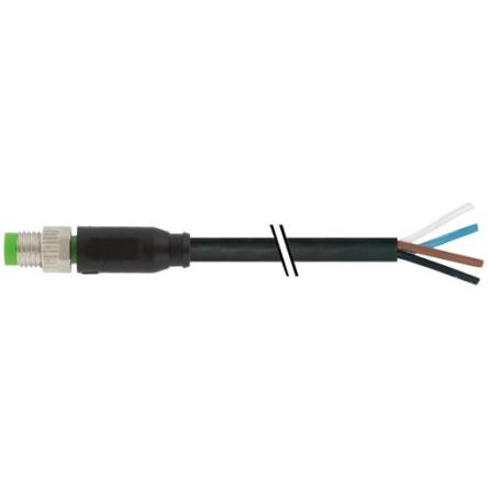 Kabel ovladače snímače, A: Vnější, A: Rovný 4, B: Volný konec kabelu, 30V, IP65, řada: 7000 Murrelektronik Limited 3 m