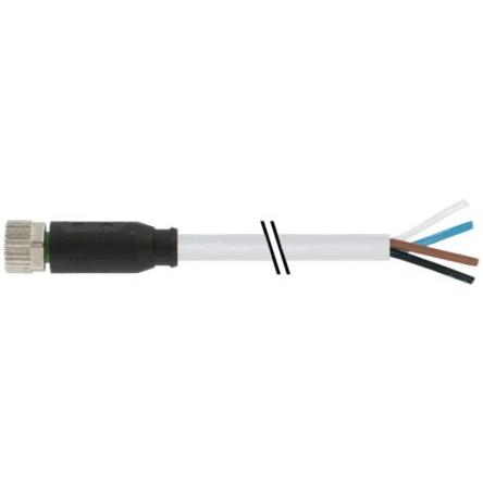Kabel ovladače snímače, A: Vnitřní, A: Rovný 4, B: Volný konec kabelu, 30V, IP65, řada: 7000 Murrelektronik Limited 20 m