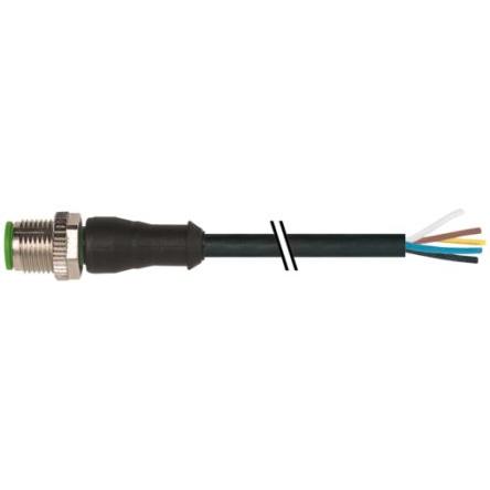Kabel ovladače snímače, A: Vnější, A: Rovný 5, B: Volný konec kabelu, 125V, IP65, řada: 7000 Murrelektronik Limited 5 m